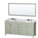 A thumbnail of the Wyndham Collection WCS141472DUNOM70 Light Green / Brushed Nickel Hardware