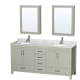 A thumbnail of the Wyndham Collection WCS141472DUNSMED Light Green / Brushed Nickel Hardware