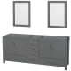 A thumbnail of the Wyndham Collection WCS141480DSXXM24 Dark Gray / Brushed Chrome Hardware