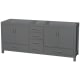 A thumbnail of the Wyndham Collection WCS141480DSXXMXX Dark Gray / Brushed Chrome Hardware