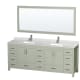 A thumbnail of the Wyndham Collection WCS141484DUNSM70 Light Green / Brushed Nickel Hardware