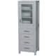 A thumbnail of the Wyndham Collection WC1414LT Gray / Brushed Chrome Hardware