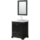 A thumbnail of the Wyndham Collection WCS202030SCMUNOM24 Dark Espresso / White Carrara Marble Top / Polished Chrome Hardware
