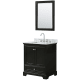 A thumbnail of the Wyndham Collection WCS202030SCMUNSM24 Dark Espresso / White Carrara Marble Top / Polished Chrome Hardware