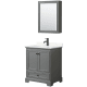 A thumbnail of the Wyndham Collection WCS202030S-QTZ-UNSMED Dark Gray / Giotto Quartz Top / Matte Black Hardware