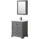 A thumbnail of the Wyndham Collection WCS202030S-QTZ-UNSMED Dark Gray / White Quartz Top / Matte Black Hardware