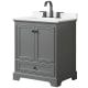 A thumbnail of the Wyndham Collection WCS202030S-QTZ-US3MXX Dark Gray / White Quartz Top / Matte Black Hardware