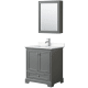 A thumbnail of the Wyndham Collection WCS202030S-VCA-MED Dark Gray / Carrara Cultured Marble Top / Polished Chrome Hardware