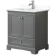 A thumbnail of the Wyndham Collection WCS202030S-VCA-MXX Dark Gray / White Cultured Marble Top / Polished Chrome Hardware