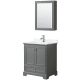 A thumbnail of the Wyndham Collection WCS202030S-QTZ-UNSMED Dark Gray / White Quartz Top / Polished Chrome Hardware