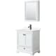 A thumbnail of the Wyndham Collection WCS202030S-QTZ-UNSMED White / Giotto Quartz Top / Matte Black Hardware