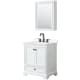 A thumbnail of the Wyndham Collection WCS202030S-QTZ-US3MED White / Giotto Quartz Top / Matte Black Hardware