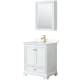 A thumbnail of the Wyndham Collection WCS202030S-VCA-MED White / Carrara Cultured Marble Top / Brushed Gold Hardware