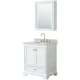 A thumbnail of the Wyndham Collection WCS202030SCMUNOMED White / White Carrara Marble Top / Brushed Gold Hardware