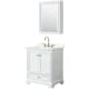 A thumbnail of the Wyndham Collection WCS202030S-QTZ-US3MED White / Giotto Quartz Top / Brushed Gold Hardware