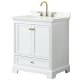 A thumbnail of the Wyndham Collection WCS202030S-QTZ-US3MXX White / Giotto Quartz Top / Brushed Gold Hardware