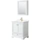 A thumbnail of the Wyndham Collection WCS202030S-QTZ-UNSMED White / White Quartz Top / Brushed Gold Hardware