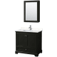 A thumbnail of the Wyndham Collection WCS202036S-VCA-MED Dark Espresso / Carrara Cultured Marble Top / Polished Chrome Hardware