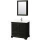 A thumbnail of the Wyndham Collection WCS202036S-QTZ-UNSMED Dark Espresso / Giotto Quartz Top / Polished Chrome Hardware