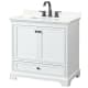 A thumbnail of the Wyndham Collection WCS202036S-QTZ-US3MXX White / Giotto Quartz Top / Matte Black Hardware