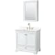 A thumbnail of the Wyndham Collection WCS202036S-QTZ-US3MED White / White Quartz Top / Brushed Gold Hardware