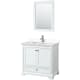 A thumbnail of the Wyndham Collection WCS202036S-VCA-M24 White / Carrara Cultured Marble Top / Polished Chrome Hardware