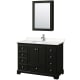 A thumbnail of the Wyndham Collection WCS202048S-VCA-MED Dark Espresso / Carrara Cultured Marble Top / Polished Chrome Hardware