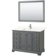 A thumbnail of the Wyndham Collection WCS202048S-QTZ-UNSM46 Dark Gray / Giotto Quartz Top / Polished Chrome Hardware