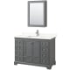 A thumbnail of the Wyndham Collection WCS202048S-QTZ-UNSMED Dark Gray / Giotto Quartz Top / Polished Chrome Hardware