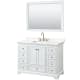 A thumbnail of the Wyndham Collection WCS202048S-QTZ-US3M46 White / White Quartz Top / Brushed Gold Hardware