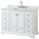 A thumbnail of the Wyndham Collection WCS202048SCMUNSMXX White / White Carrara Marble Top / Polished Chrome Hardware