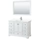 A thumbnail of the Wyndham Collection WCS202048S-VCA-M46 White / White Cultured Marble Top / Polished Chrome Hardware