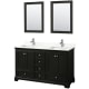 A thumbnail of the Wyndham Collection WCS202060D-QTZ-UNSM24 Dark Espresso / Giotto Quartz Top / Polished Chrome Hardware