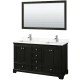 A thumbnail of the Wyndham Collection WCS202060D-QTZ-UNSM58 Dark Espresso / Giotto Quartz Top / Polished Chrome Hardware