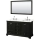 A thumbnail of the Wyndham Collection WCS202060D-QTZ-US3M58 Dark Espresso / Giotto Quartz Top / Polished Chrome Hardware