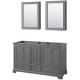 A thumbnail of the Wyndham Collection WCS202060DCXSXXMED Dark Gray / Polished Chrome Hardware