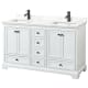 A thumbnail of the Wyndham Collection WCS202060D-QTZ-UNSMXX White / Giotto Quartz Top / Matte Black Hardware