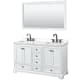 A thumbnail of the Wyndham Collection WCS202060D-QTZ-US3M58 White / White Quartz Top / Matte Black Hardware