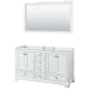 A thumbnail of the Wyndham Collection WCS202060DCXSXXM58 White / Polished Chrome Hardware