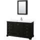 A thumbnail of the Wyndham Collection WCS202060S-VCA-MED Dark Espresso / White Cultured Marble Top / Polished Chrome Hardware