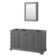A thumbnail of the Wyndham Collection WCS202060SCXSXXMED Dark Gray / Matte Black Hardware
