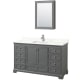 A thumbnail of the Wyndham Collection WCS202060S-QTZ-UNSMED Dark Gray / Giotto Quartz Top / Polished Chrome Hardware