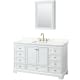 A thumbnail of the Wyndham Collection WCS202060S-QTZ-US3MED White / Giotto Quartz Top / Brushed Gold Hardware