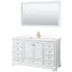 A thumbnail of the Wyndham Collection WCS202060S-VCA-M58 White / White Cultured Marble Top / Brushed Gold Hardware