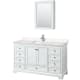 A thumbnail of the Wyndham Collection WCS202060S-VCA-MED White / Carrara Cultured Marble Top / Polished Chrome Hardware