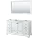 A thumbnail of the Wyndham Collection WCS202060SCXSXXM58 White / Polished Chrome Hardware