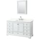 A thumbnail of the Wyndham Collection WCS202060S-QTZ-US3MED White / Giotto Quartz Top / Polished Chrome Hardware