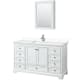 A thumbnail of the Wyndham Collection WCS202060S-VCA-MED White / White Cultured Marble Top / Polished Chrome Hardware