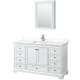 A thumbnail of the Wyndham Collection WCS202060S-QTZ-UNSMED White / White Quartz Top / Polished Chrome Hardware