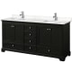 A thumbnail of the Wyndham Collection WCS202072D-VCA-MXX Dark Espresso / Carrara Cultured Marble Top / Polished Chrome Hardware
